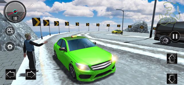 山道出租车3D金币完整版  v1.0图1