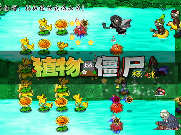 植物大战僵尸杨桃版图1