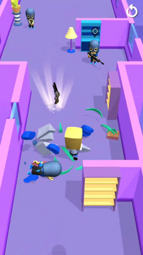 紫色子弹射击游戏图1