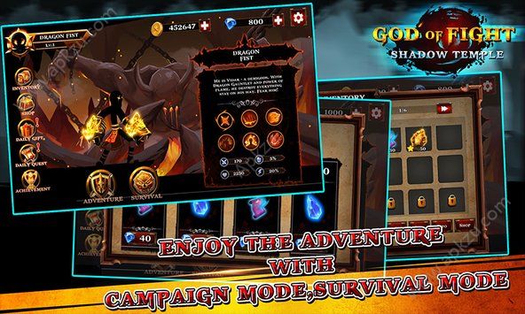 暗影神殿战斗之神金币安卓版  v1.3图4