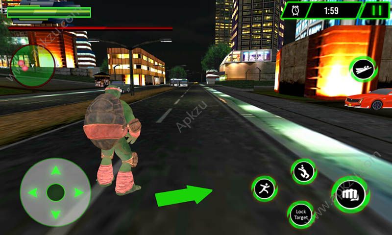 忍者神龟模拟器2018金币完整安卓版(Ninja Turtle Simulator 2018) v1.0图1