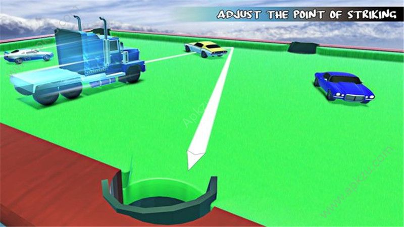 汽车台球池中文金币安卓版  v1.0图1
