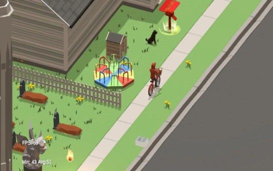 自行车送报纸游戏图3