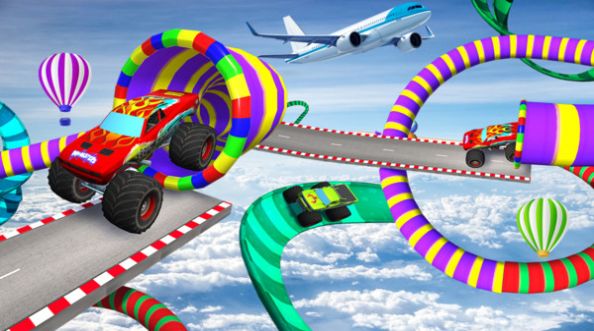 怪兽车特技挑战塞金币安卓版  v1.0图4