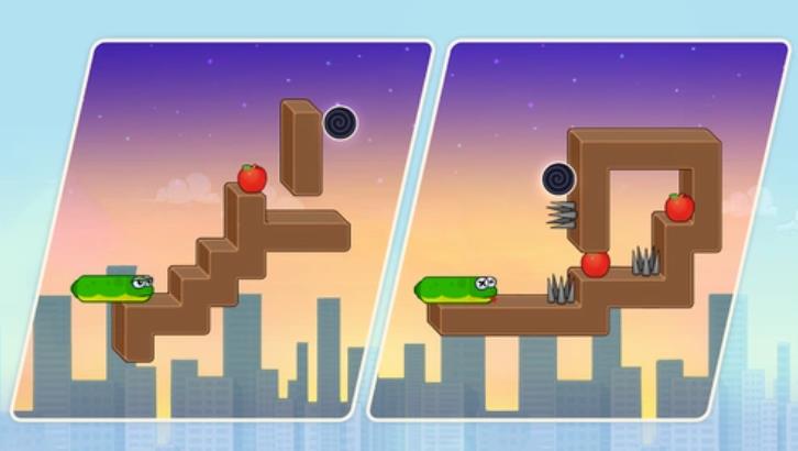 贪吃蛇谜题滑行进食图1