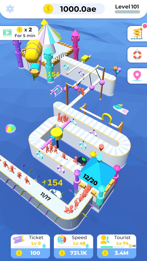 模拟水上闯关游戏图3