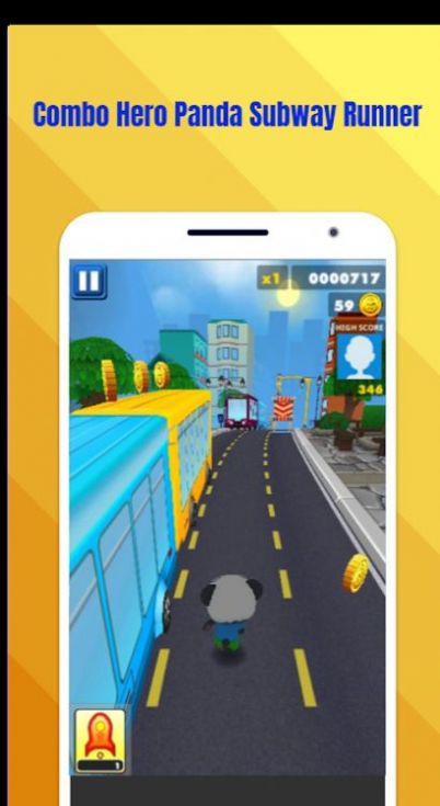 联合英雄熊猫地铁跑酷3D游戏图10