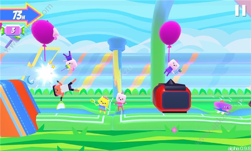 跑酷城堡中文金币安卓版（Bounce House）  v0.9.9图1