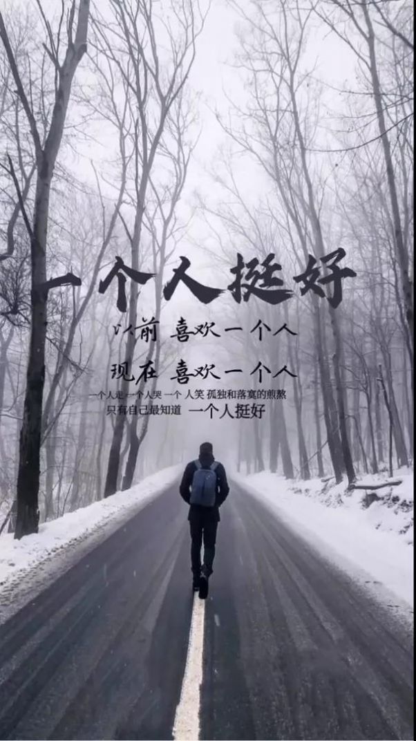一个人挺好以前喜欢一个人现在喜欢一个人图片图4