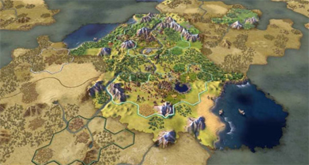 文明6白金版图1