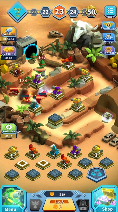 炮塔合并塔防金币钻石安卓版  v1.01图2