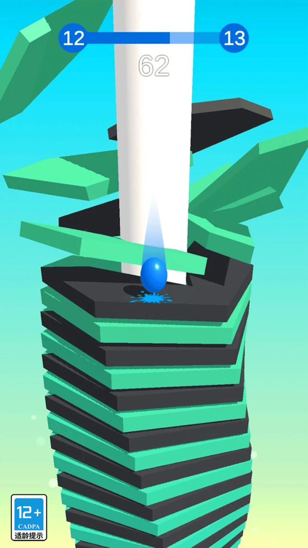 彩色球跳塔图3