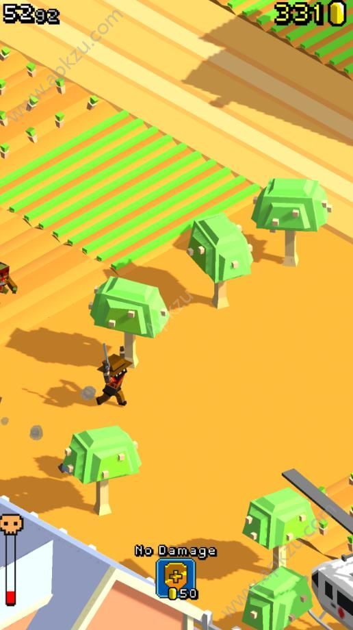 方块僵尸荒野大逃亡金币安卓版（Blocky Zombies）  v1图1