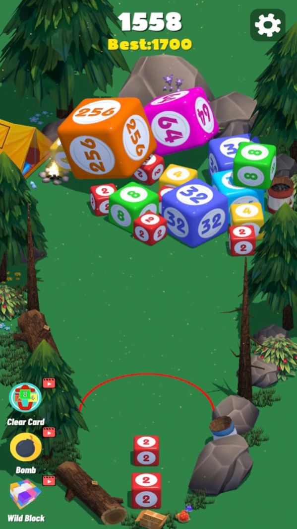 弹弓方块2048游戏图4