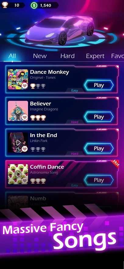 音乐漂移游戏安卓中文版  v1.3.9图1