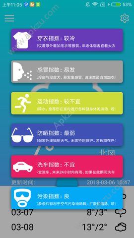 酷爽天气APP图1