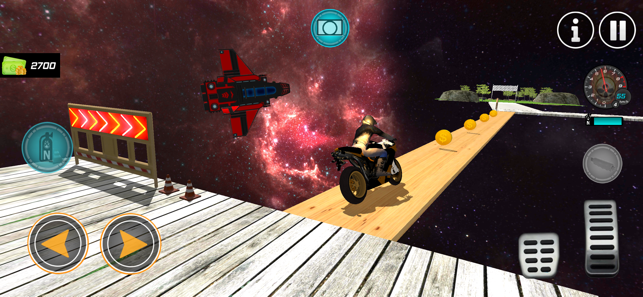 银河自行车坡道特技游戏中文汉化安卓版  v1.0图1