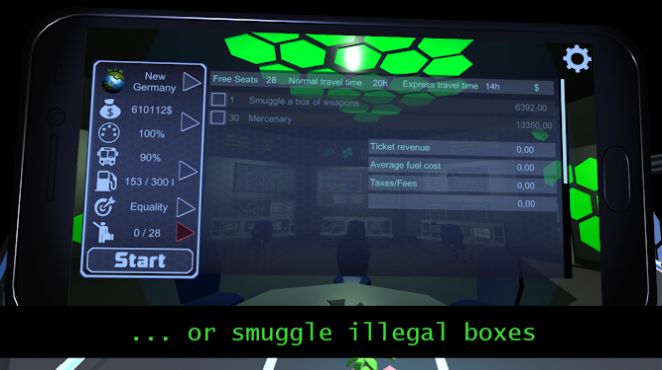 卡拉狄加巴士之旅游戏中文版 v0.1.3图4