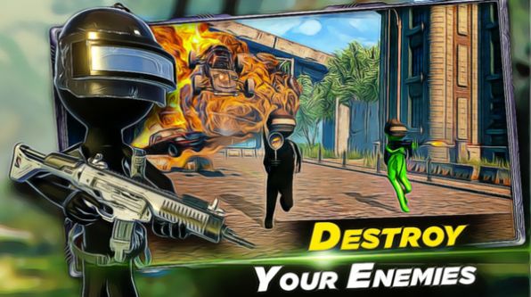 火柴人生存射击金币安卓版  v1.0图1