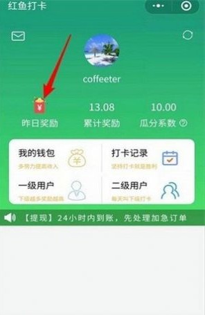 红鱼打卡领红包图3