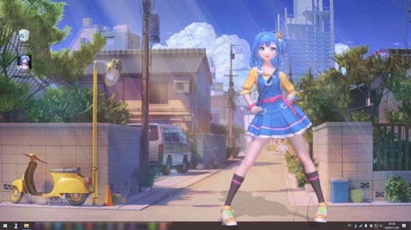 桌面萌娘3鱼鱼小姐免费版图3