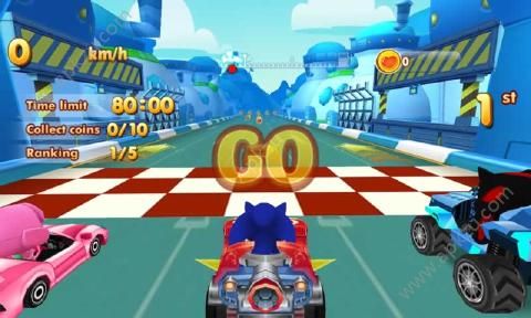 索尼克卡丁车游戏下载安卓版(Sonic Chibi Race) v1.1.23图1