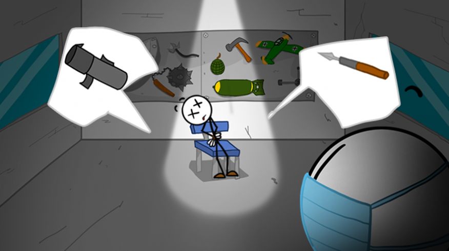 火柴人大逃亡越狱神逃脱游戏安卓版  v1.0图1