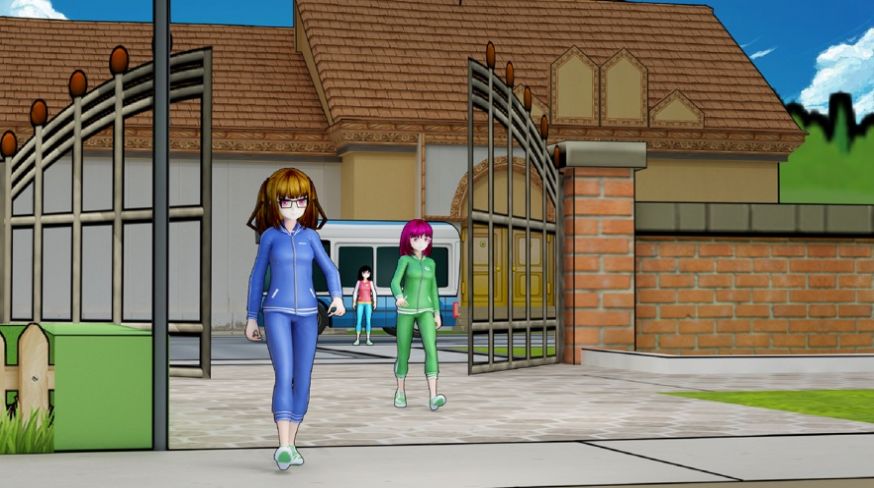 动漫女孩夏季运动会游戏图1