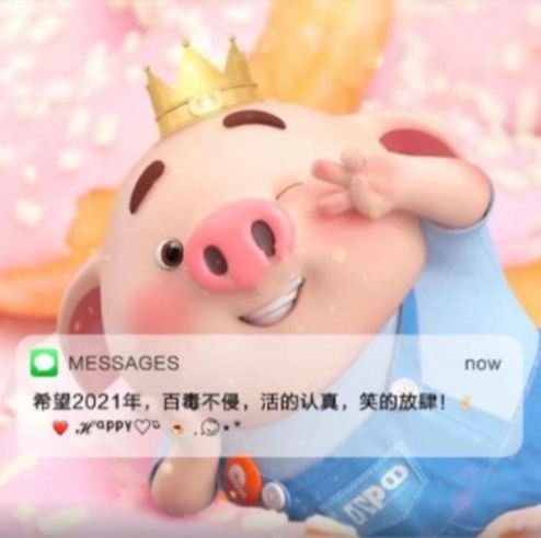 朋友圈背景图希望2021年百毒不侵图2