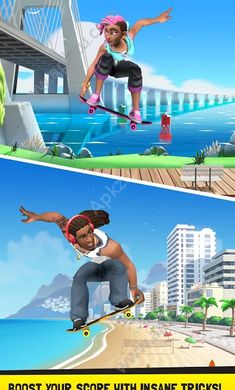 滑板运动员Flip Skater全完整安卓版  v1.06图4