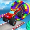 怪兽车特技挑战塞金币安卓版  v1.0