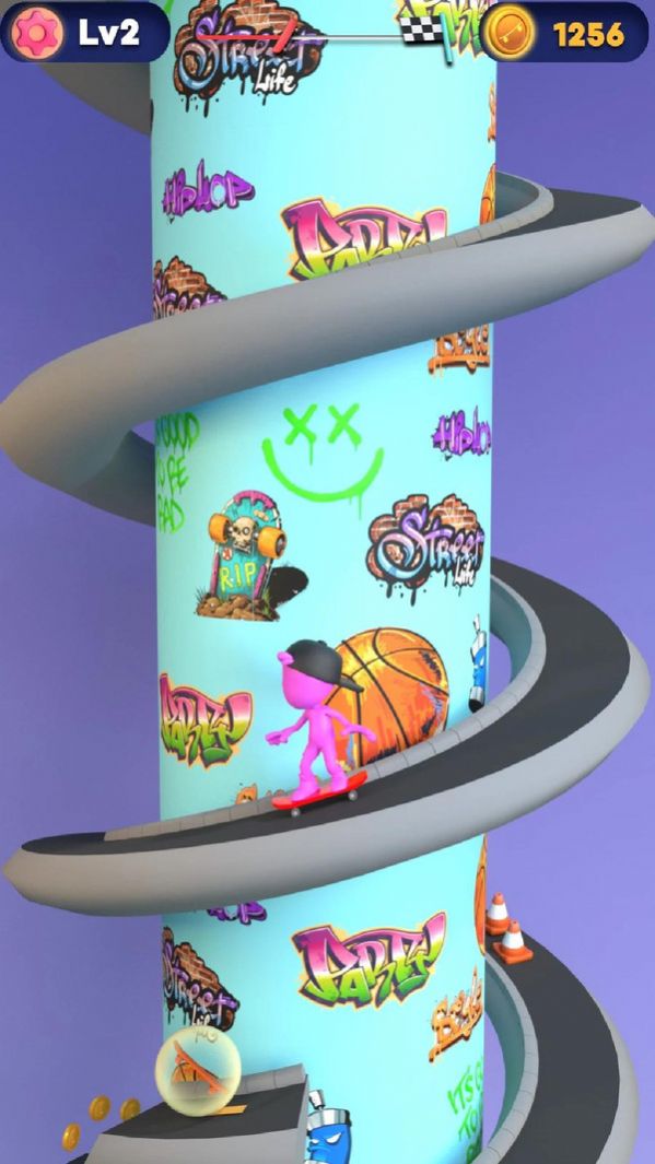 螺旋滑板游戏中文最新版  v0.2图2