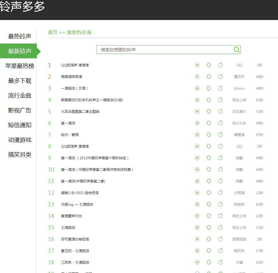 内涵段子滴滴滴暗号铃声提示音下载图片1