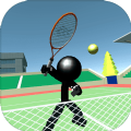 火柴人3D网球金币中文安卓版（Stickman 3D Tennis）  v1.03