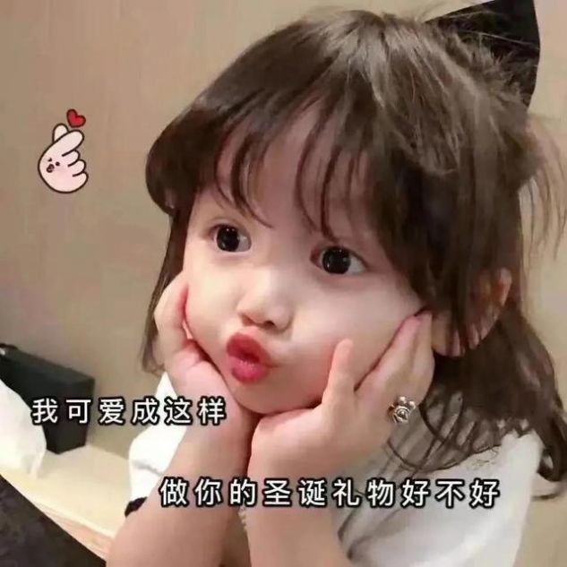 我可爱成这样做你的圣诞礼物好不好表情包图2