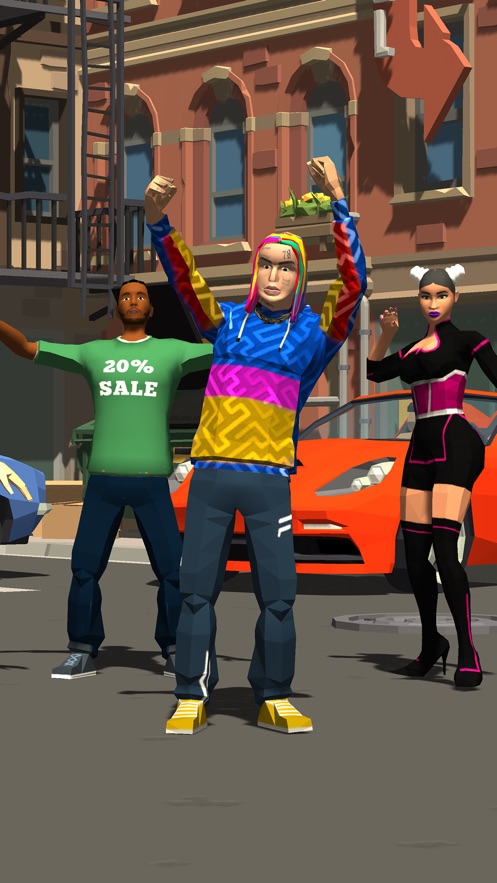 Lil Gang Throw Masters游戏中文手机版  v1.0图1