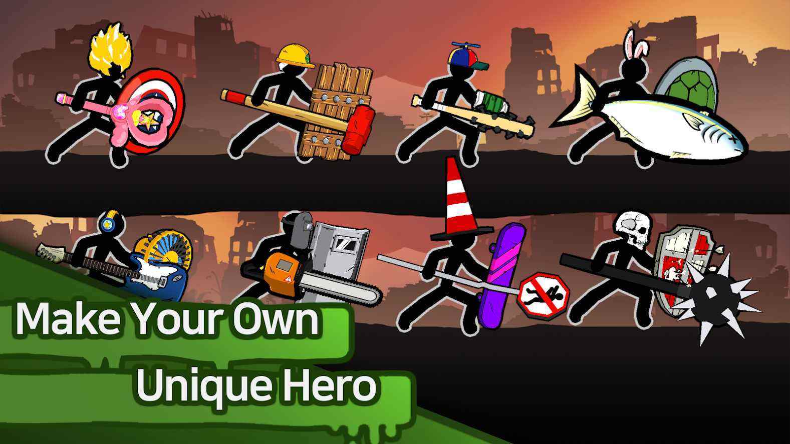 很火的火柴人打架游戏合集