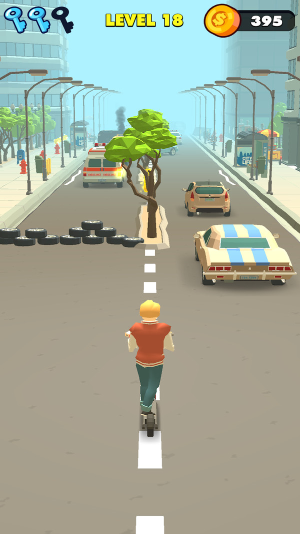 城市滑板车游戏图4