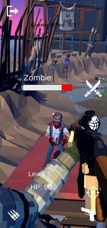 枪杀僵尸入侵防御金币安卓版  v2.1图3