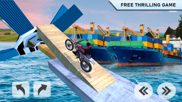 斜坡自行车特技游戏图1