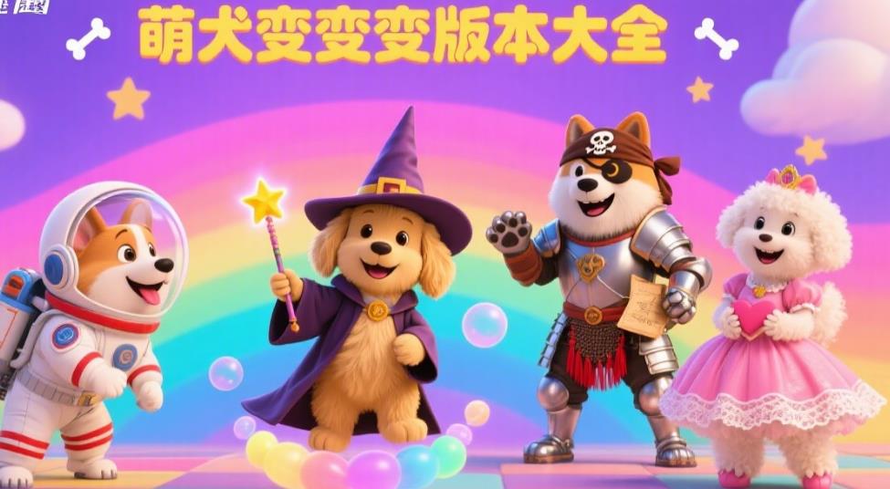 萌犬变变变版本大全