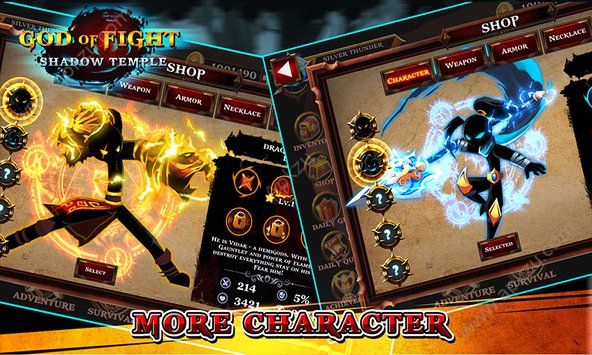 暗影神殿战斗之神金币安卓版  v1.3图2