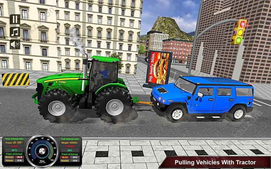 拖拉机拉货物中文汉化版图4