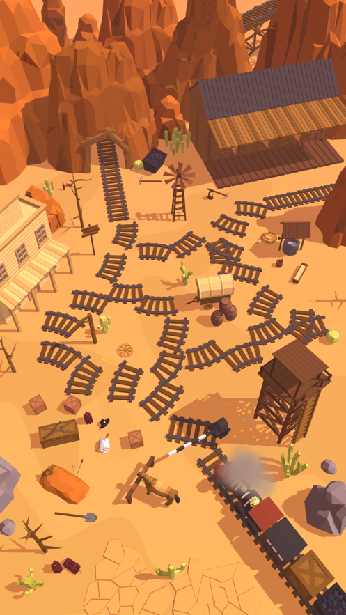 铁道峡谷游戏安卓免费版（Railway Canyon）  v1.0图4