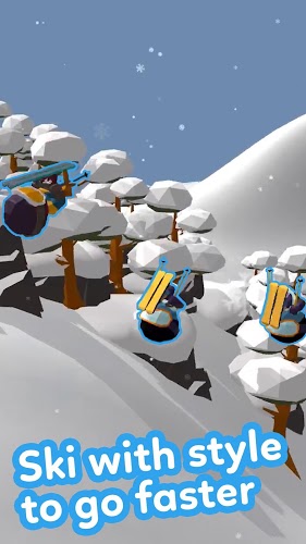 滑雪坡道游戏安卓版（Downhill Chill）  v1.0.16.1图1