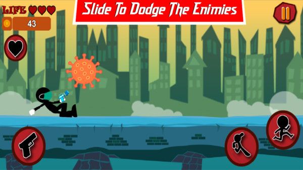 火柴人大战细菌怪游戏安卓手机版  v1.0图1