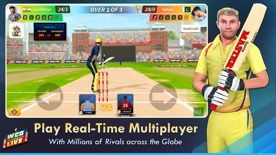 WCB现场板球游戏图1