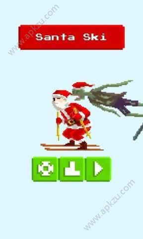 圣诞老人和僵尸的滑雪大战安卓版图1