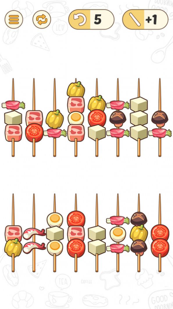 烧烤分好类游戏图1