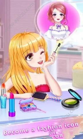 动漫女孩时尚化妆游戏免费版下载  v1.0.3106图4